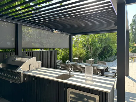 Pergola OPERA med Utekök